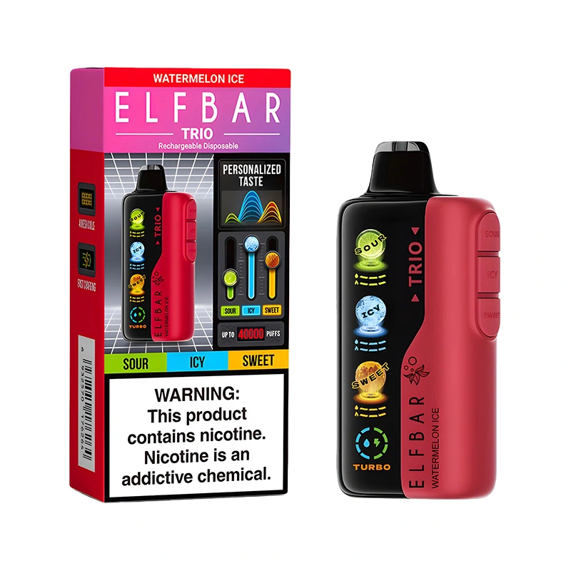Elf Bar Trio 40000 4 Level Icy Sour & Sweet Control Disposable Vape Wholesale 10