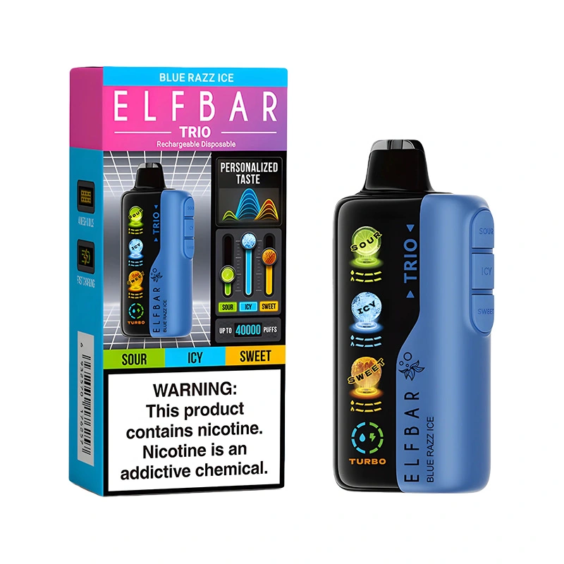 Elf Bar Trio 40000 4 Level Icy Sour & Sweet Control Disposable Vape Wholesale 2