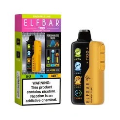 Elf Bar Trio 40000 4 Level Icy Sour & Sweet Control Disposable Vape Wholesale