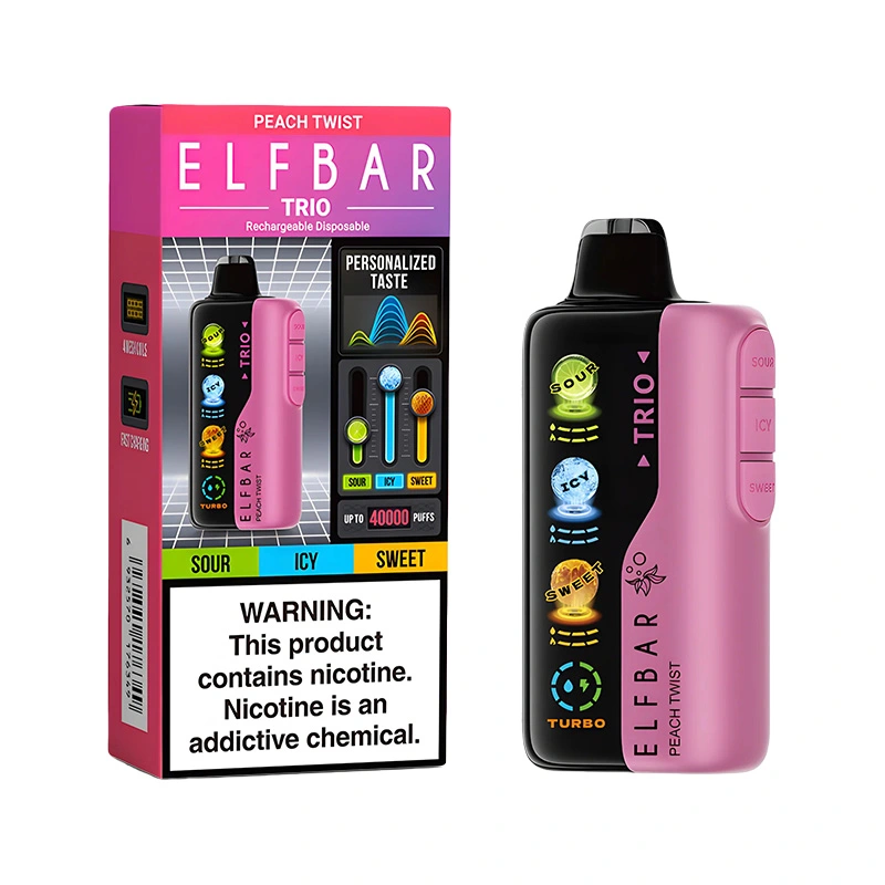 Elf Bar Trio 40000 4 Level Icy Sour & Sweet Control Disposable Vape Wholesale 3