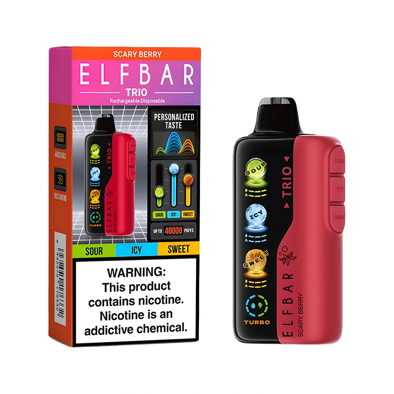 Elf Bar Trio 40000 4 Level Icy Sour & Sweet Control Disposable Vape Wholesale 6