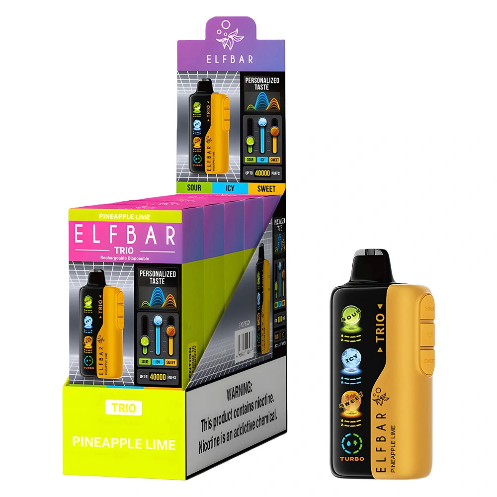 Elf Bar Trio 40000 Disposable Vape Wholesale 4 Level Icy Sour & Sweet Control 4 Mesh Coil 1800mAh Battery 2 Power Modes Elf Bar Trio 40000 Disposable Vape Wholesale 4 Level Icy Sour & Sweet Control 4 Mesh Coil 1800mAh Battery 2 Power Modes
