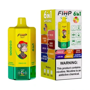 FIHP 120K 6 in 1 120000 Puffs 6 flavors Disposable Vape Wholesale 5