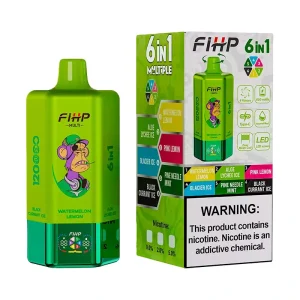 FIHP 120K 6 in 1 120000 Puffs 6 flavors Disposable Vape Wholesale 6