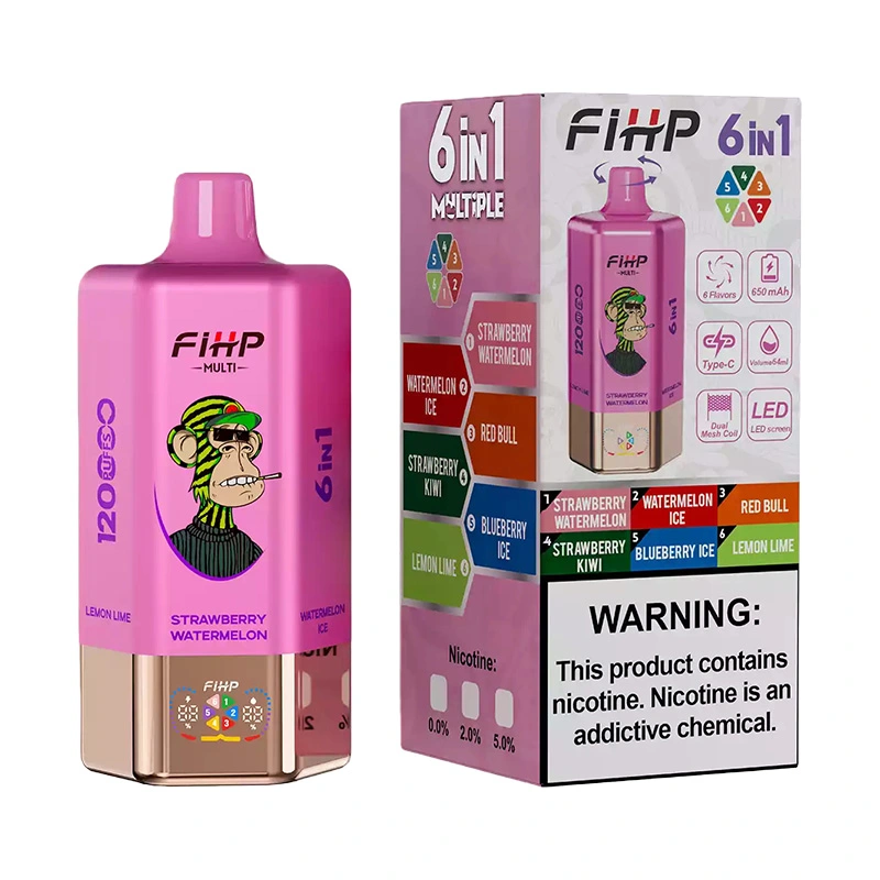 FIHP 120K 6 in 1 120000 Puffs 6 flavors Disposable Vape Wholesale