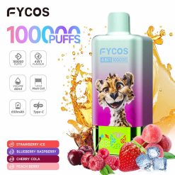 FYCOS 100K 4 IN 1 1000000 Puffs Quads Flavor Disposable Vape Wholesale 10