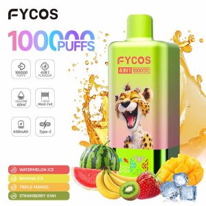 FYCOS 100K 4 IN 1 1000000 Puffs Quads Flavor Disposable Vape Wholesale 11