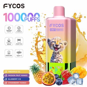 FYCOS 100K 4 IN 1 1000000 Puffs Quads Flavor Disposable Vape Wholesale 2
