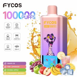 FYCOS 100K 4 IN 1 1000000 Puffs Quads Flavor Disposable Vape Wholesale 4