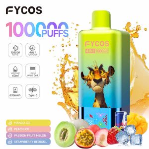FYCOS 100K 4 IN 1 1000000 Puffs Quads Flavor Disposable Vape Wholesale 5
