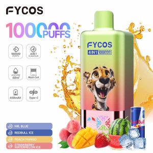 FYCOS 100K 4 IN 1 1000000 Puffs Quads Flavor Disposable Vape Wholesale 7