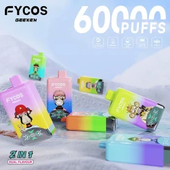 FYCOS Geexen 60000 Puffs 2 in 1 Disposable Vape Wholesale 6