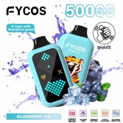 FYCOS Player 50000 Puffs Hourglass Game Disposable Vape Wholesale Blueberry Ice