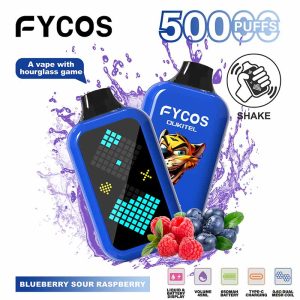 FYCOS Player 50000 Puffs Hourglass Game Disposable Vape Wholesale Blueberry Sour Raspberry