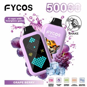 FYCOS Player 50000 Puffs Hourglass Game Disposable Vape Wholesale Grape Berry