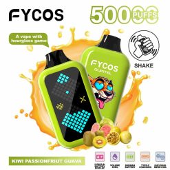 FYCOS Player 50000 Puffs Hourglass Game Disposable Vape Wholesale Kiwi Passionfriut Guava