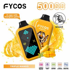 FYCOS Player 50000 Puffs Hourglass Game Disposable Vape Wholesale Triple Mango