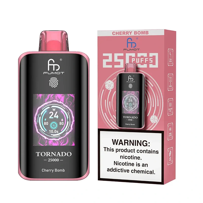 Fumot Tornado 25000 Puffs Touch Screen Disposable Vape 3