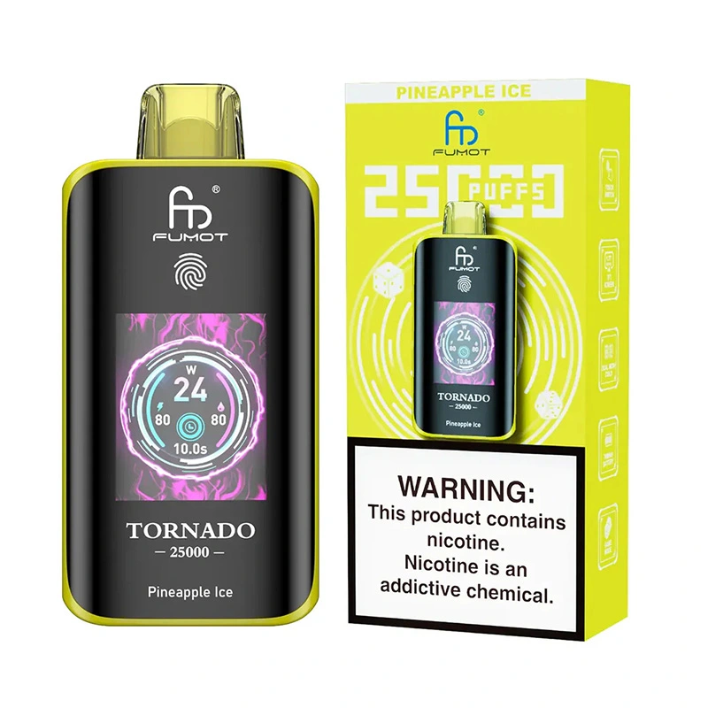 Fumot Tornado 25000 Puffs Touch Screen Disposable Vape 7