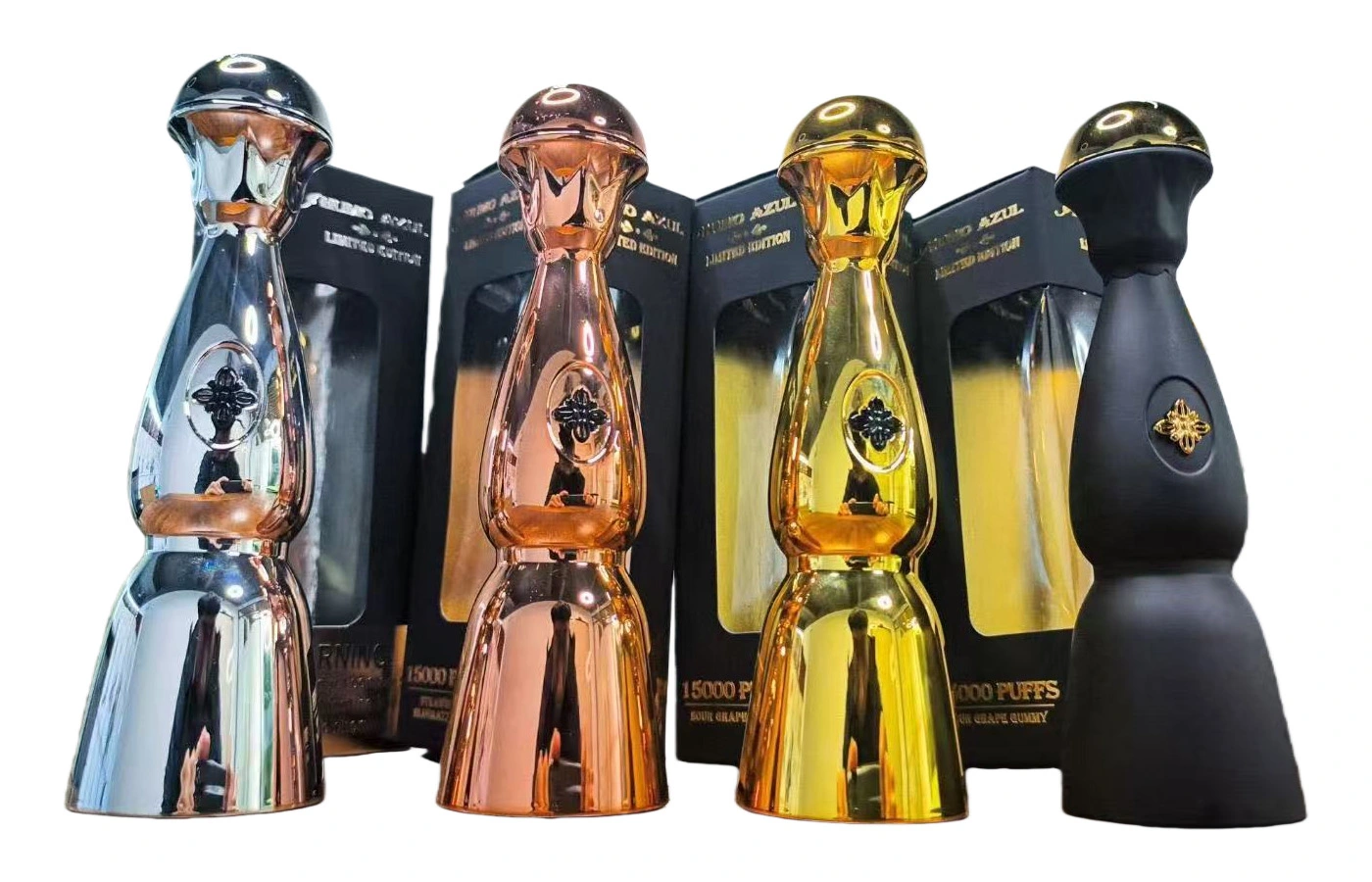 Humo Azul 15000 Puffs Disposable Vape Wholesale Gold Silver Rose Gold Black Calor Dual Mesh Coil