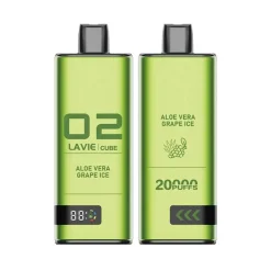Lavie Cube 20000 Puffs Disposable Vape Wholesale Aloe Vera Grape Ice