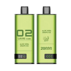 Lavie Cube 20000 Puffs Disposable Vape Wholesale Aloe Vera Grape Ice