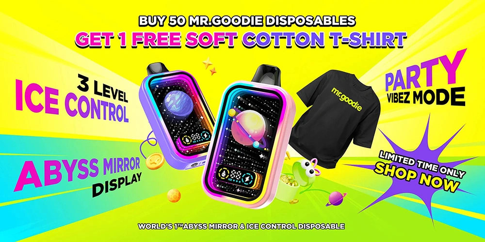 Mr.Goodie 50K Puffs Disposable Vape 3 Level Ice Control 1