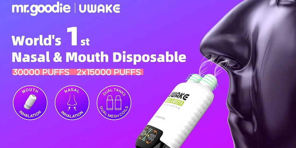 Mr.Goodie Uwake 30000 Puffs Nasal & Mouth Disposable Vape 2
