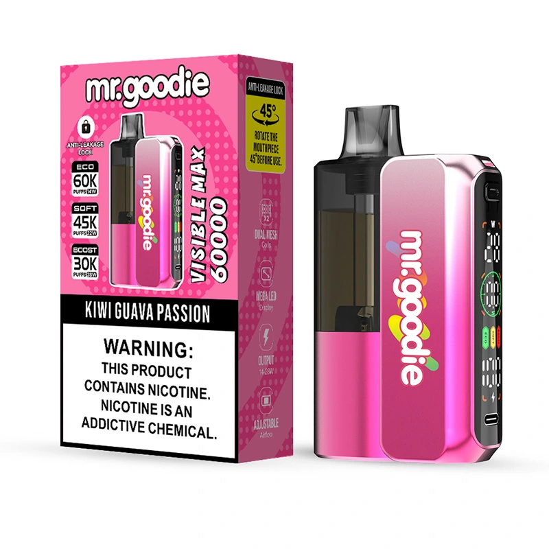 Mr.Goodie Visible Max 60000 Puffs Disposable Vape Wholesale Kiwi Guava Passion