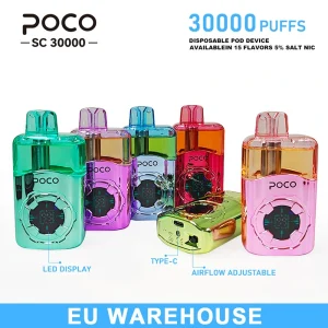 POCO SC30000 EU Warehosue 30K Puffs Diposable Vape Wholesale 7