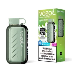 Vozol Gear 50K 50000 Puffs Ice & Sweet Adjustable Vape Cherry Blackberry Orange