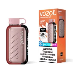 Vozol Gear 50K 50000 Puffs Ice & Sweet Adjustable Vape Cherry Cola