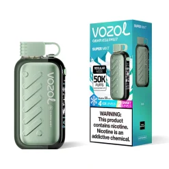 Vozol Gear 50K 50000 Puffs Ice & Sweet Adjustable Vape Super Mint