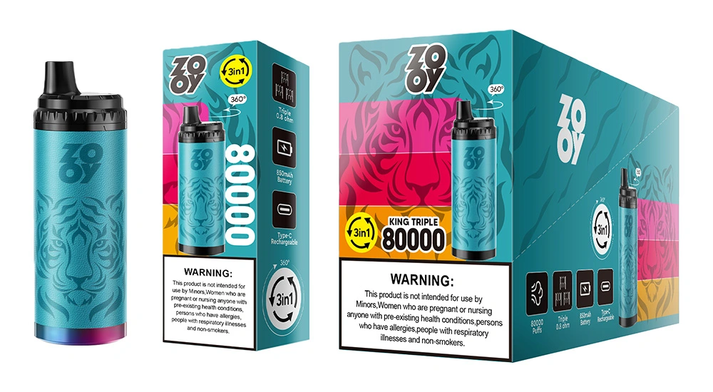 Zooy King 80K Puffs 3 in 1 Disposable Vape Wholesale 1