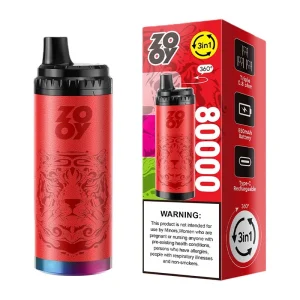Zooy King 80K Puffs 3 in 1 Disposable Vape Wholesale 10