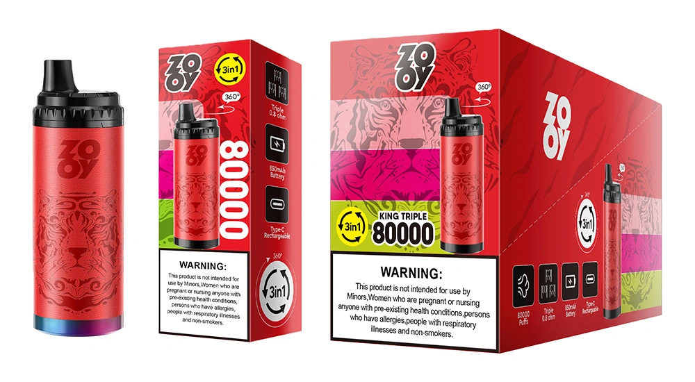 Zooy King 80K Puffs 3 in 1 Disposable Vape Wholesale 2