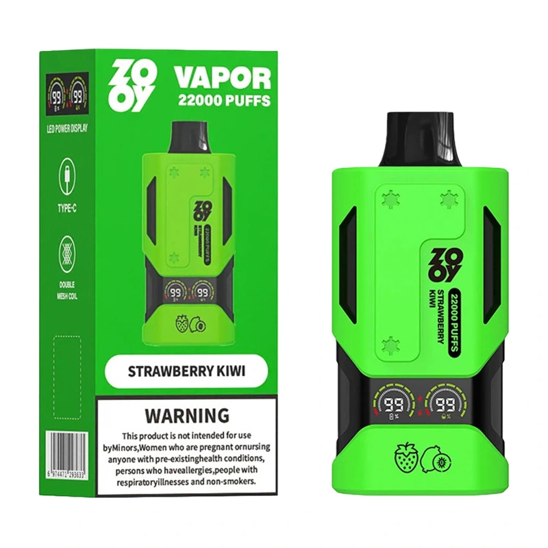 Zooy Vapor 22K Puffs 2% 3% 5% Nic Disposable Vape Wholesale