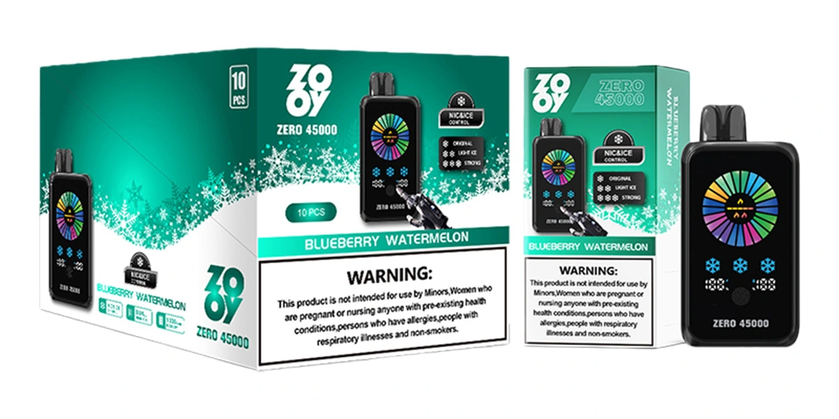 Zooy Zero 45000 Puffs Adjustable Nic & Ice Disposable Vape 1