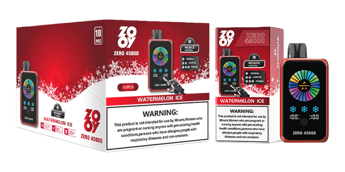 Zooy Zero 45000 Puffs Adjustable Nic & Ice Disposable Vape 1