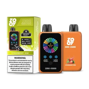 Zooy Zero 45000 Puffs Adjustable Nic & Ice Disposable Vape Strawberry Kiwi