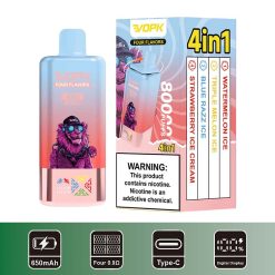 01 Watermelon Ice VOPK Four Flavors 80000 4 in 1 80K Puffs Vape Wholesale