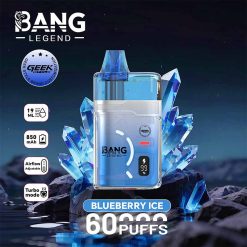 02 blueberry ice Bang Legend Geek 60000 60K Puffs Disposable Vape Wholesale