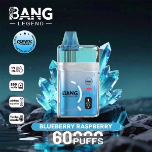 03 blueberry raspberry Bang Legend Geek 60000 60K Puffs Disposable Vape Wholesale