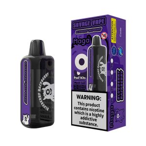 04 Blueberry Raspberry Savage Maga 50000 Pod 50K Puffs Disposable Vape Wholesale