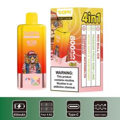 04 Red Bull Ice VOPK Four Flavors 80000 4 in 1 80K Puffs Vape Wholesale