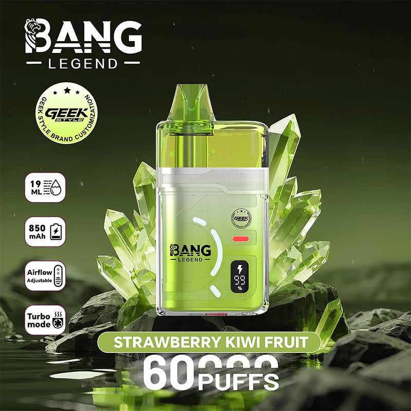 04 strawberry kiwi fruit Bang Legend Geek 60000 60K Puffs Disposable Vape Wholesale