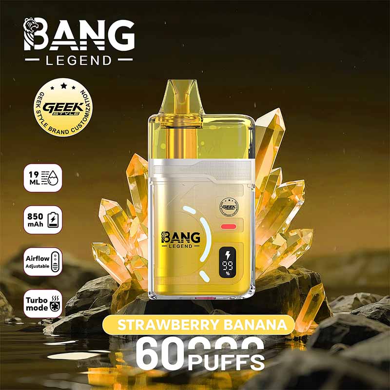 05 strawberry banana Bang Legend Geek 60000 60K Puffs Disposable Vape Wholesale