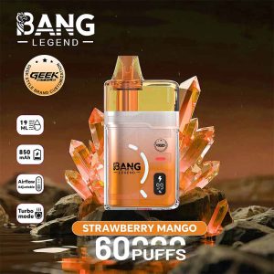 07 strawberry mango Bang Legend Geek 60000 60K Puffs Disposable Vape Wholesale
