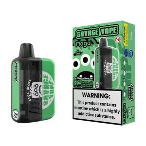 09 Aloe Mint Savage Maga 50000 50K Puffs 2200mAh Battery Vape Wholesale