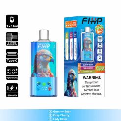 1 Gummy Bear FIHP Triple 90K 3 in 1 90000 Puffs 3 Flavor Vape Wholesale